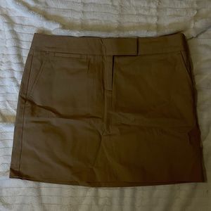 J. Crew Tan Skirt With Tags Size 4